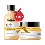 Loreal Absolut Repair Shampoo & Hair Mask Combo – Intense Repair for Damaged Hair