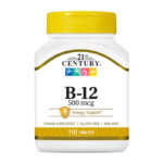 21st Century B-12 500 mcg – 110 Tablets
