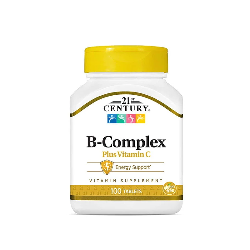 21st Century B-Complex Plus Vitamin C – 100 Tablets