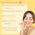 WishCare SPF 50 Sunscreen Body Lotion PA+++ 200ml - Image 3