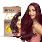 Streax Gel Hair Colour for Women & Men, Burgundy 3.16