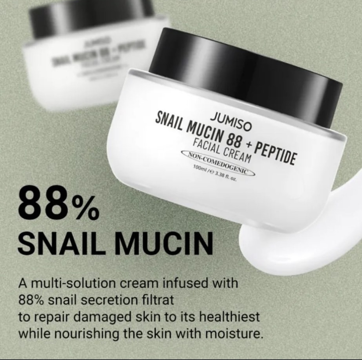JUMISO SNAIL MUCIN 88 + PEPTIDE CREAM 100ML