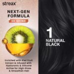 Streax Gel Hair Colour for Women & Men, Natural Black 1 - Image 2