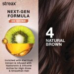 Streax Gel Hair Colour for Women & Men, Natural Brown 4 - Image 2