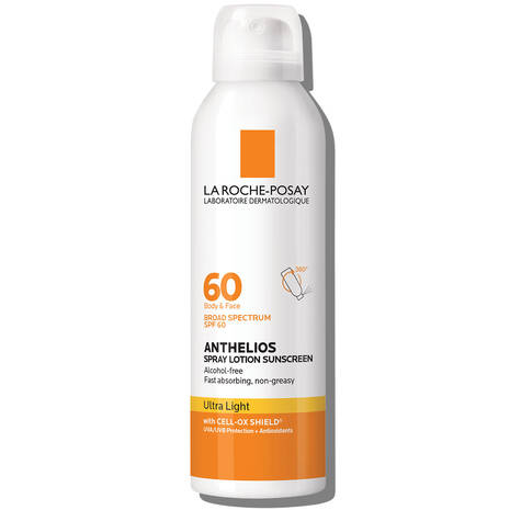 La Roche- Posay Anthelios Spray Lotion Sunscreen SPF 60 Body & Face 143g