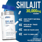 Applied Nutrition Shilajit Himalayan Health – 90 Capsules - Image 2