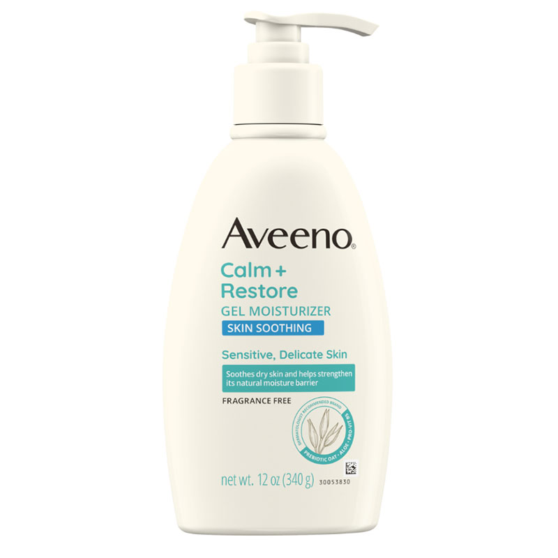 Aveeno Calm + Restore Gel Moisturizer, Skin Soothing 340ml