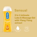 Durex Massage & Play 2 in 1, Water Based Massage Gel, Ylang Ylang - 200ml - Image 2