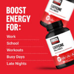 Force Factor Caffeine 200mg – 100 Tablets - Image 2