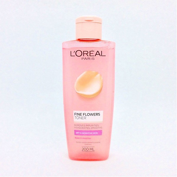 LOreal Paris Fine Flowers Toner Dry & Sensitive Skin 200ml