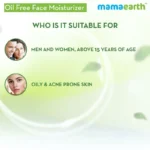 Mamaearth oil-free face moisturizer for acne-prone skin – 80ml - Image 3