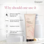 THE FACE SHOP RICE WATER BRIGHT CLEANSING FOAM 150ML - Image 2