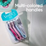 Gillette Venus 3 Colours Shaving Razor for Women 4 Pcs - Image 2