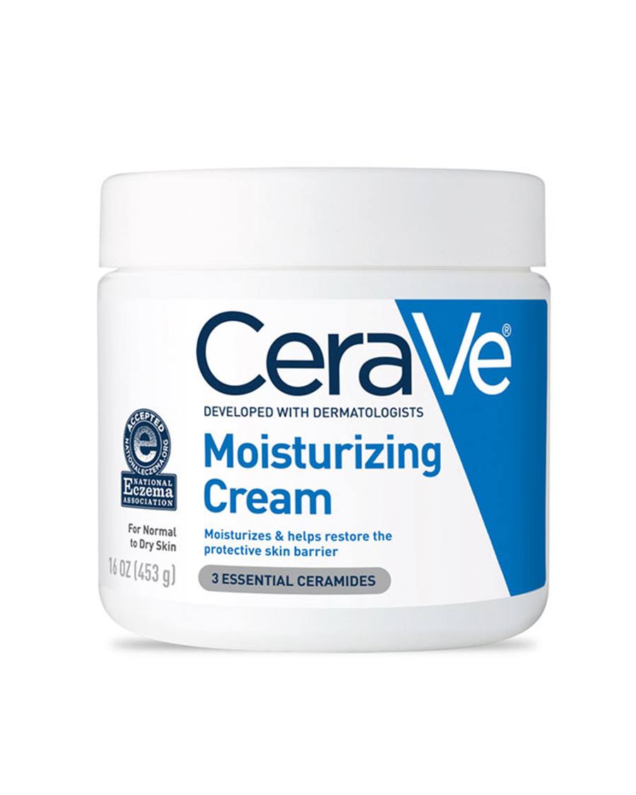 CeraVe_Moisturizing_Cream_16oz_Jar_FRONT-700x875-v4 CeraVe Moisturizing Cream for Normal to Dry Skin 453g – Hydrating & Restorative Skincare Cream - Image 1