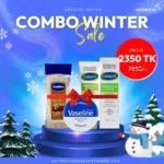 Vaseline & Cetaphil Winter Care Combo – Body Oil + Petroleum Jelly + Moisturising Cream