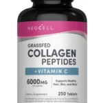 Neocell Grassfed Collagen Peptides + Vitamin C & Biotin – 6000mg Per Serving, 360 Tablets for Hair, Skin & Nails