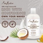 SheaMoisture 100% Virgin Coconut Oil Daily Hydration Shampoo with Coconut Milk & Acacia Senegal – 384ml - Image 3