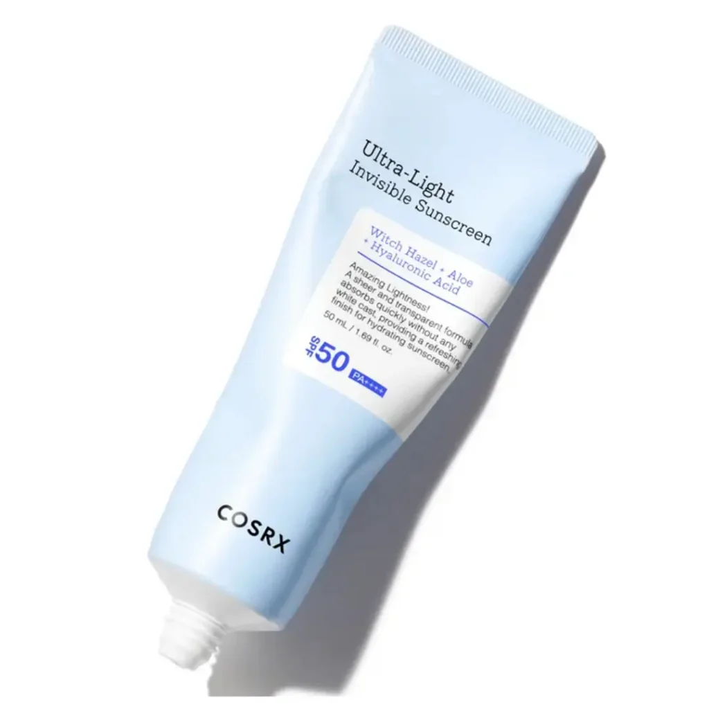COSRX Ultra-Light Invisible Sunscreen SPF50 PA++++: Top 10 Best Sunscreen in Bangladesh