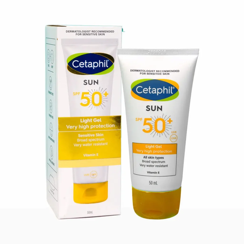 Cetaphil SUN LIGHT GEL SPF 50+ Sunscreen : Top 10 Best Sunscreen in Bangladesh