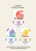 K-SECRET Advanced Regenerating Eye Gel Patches – Hydrating & Anti-Aging Under Eye Patches for Dark Circles and Puffiness - Image 2