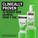 Neutrogena Oil Balancing Facial Wash 200ml – Lime Extract Face Cleanser for Oily & Shine-Free Skin - Image 5