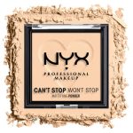 NYX Can’t Stop Won’t Stop Mattifying Pressed Powder 6gm – Shine Control Long-Lasting Matte Finish Face Powder
