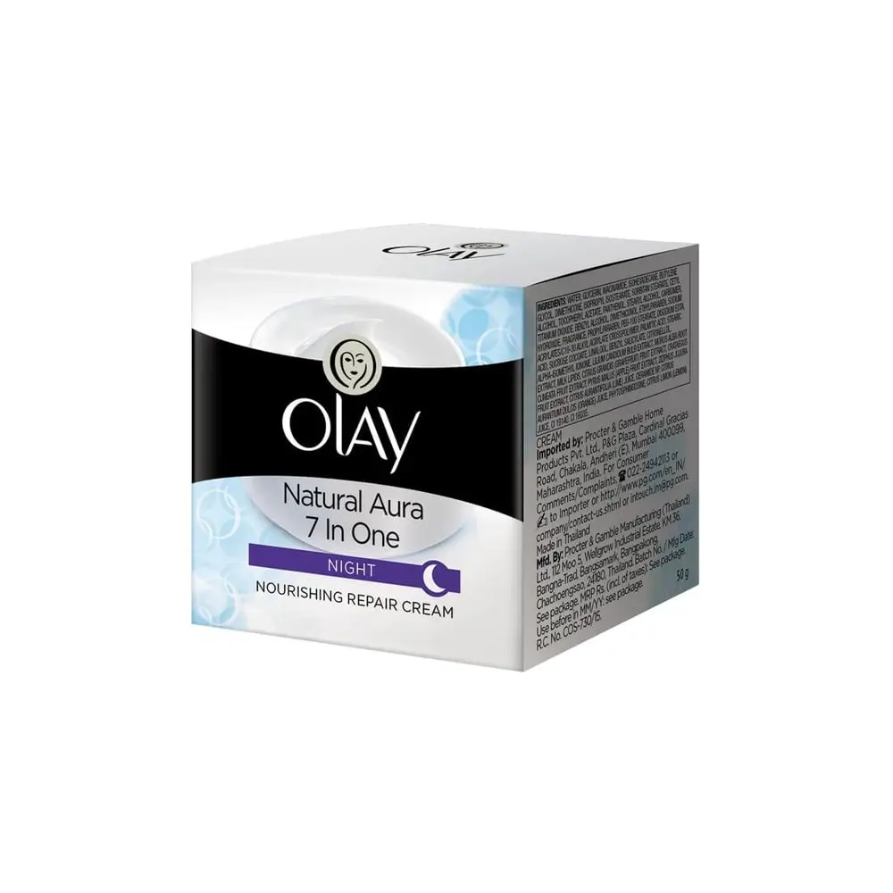 olay natural aura night cream 50g