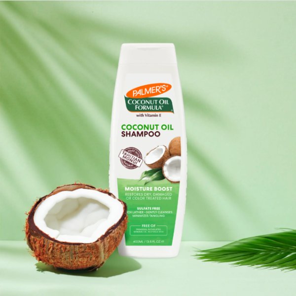 palmers coconut oil moisture boost shampoo 400ml