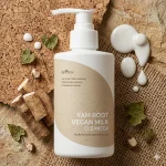 Isntree Yam Root Vegan Milk Cleanser 220ml – Gentle Hydrating Facial Wash for Dry & Sensitive Skin - Image 3