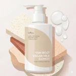 Isntree Yam Root Vegan Milk Cleanser 220ml – Gentle Hydrating Facial Wash for Dry & Sensitive Skin - Image 2