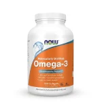 NOW Foods Omega-3 1000mg Softgels – Heart, Brain & Immune Support (500 Softgels)