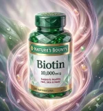 Nature's Bounty Biotin 10,000 mcg – 250 Rapid Release Softgels - Image 3
