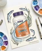 Now Foods Omega-3 Molecularly Distilled 1,000mg – 100 Softgels – Cardiovascular & Brain Support - Image 3