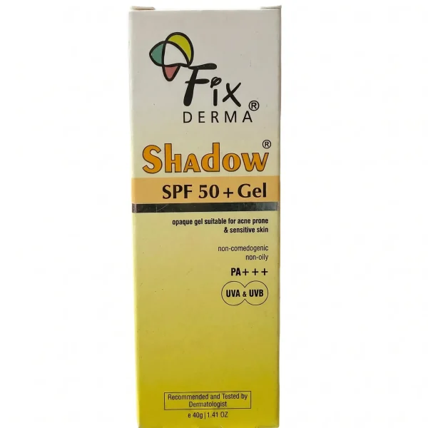 Fix Derma Shadow SPF 50+ Gel Sunscreen 40g Price in Bangladesh