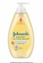Johnson's Top-to-Toe Hair & Body Baby Bath with Natural Coconut Oil – 500ml
