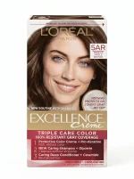 LOreal Paris Excellence Creme Permanent Triple Care Hair Color, Medium Maple Brown, 1 Kit