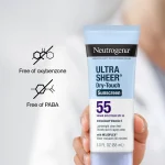 Neutrogena Ultra Sheer Dry-Touch Sunscreen Lotion Broad Spectrum SPF 55 - Image 5