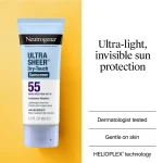 Neutrogena Ultra Sheer Dry-Touch Sunscreen Lotion Broad Spectrum SPF 55 - Image 7