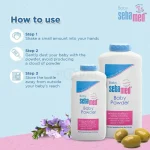 Sebamed Baby Powder with Olive Oil for Delicate Skin 100g - Image 2