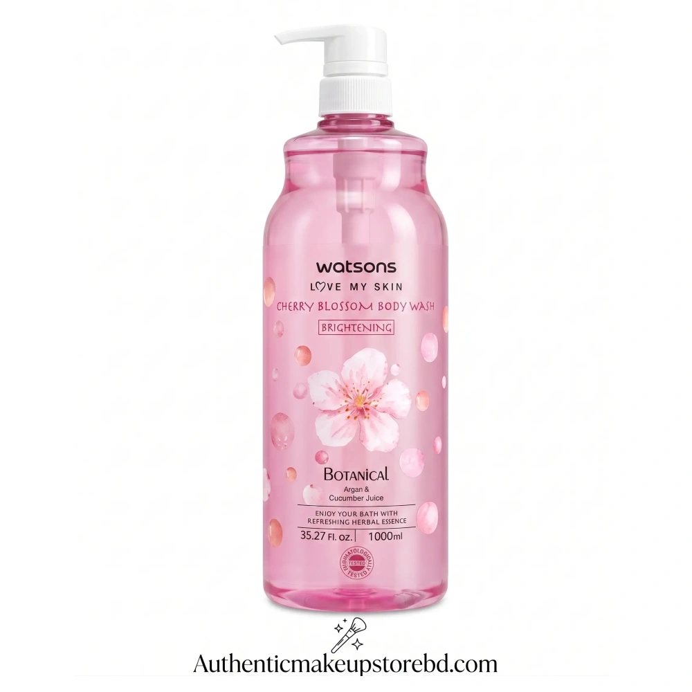 Watsons Cherry Blossom Brightening Body Wash Arbutin (1000ml) Price in Bangladesh