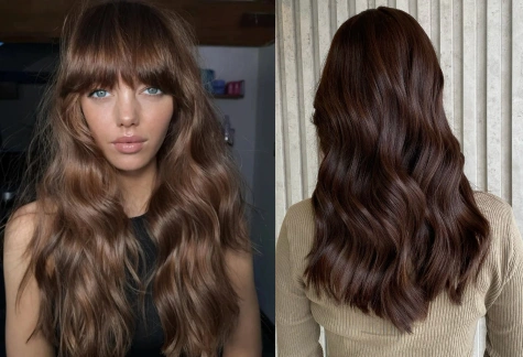 মিডিয়াম ব্রাউন hair colored girl: মেয়েদের জন্য চুলের কালার কোনটা ভালো