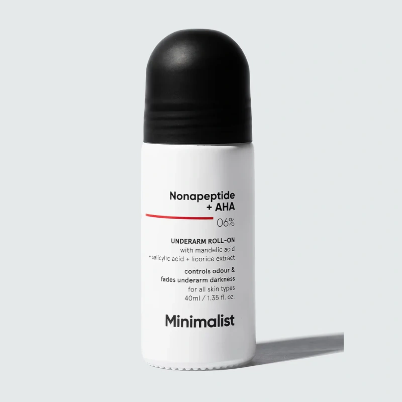 Minimalist Nonapeptide + AHA 06% Underarm Roll On Minimalist Nonapeptide + AHA 06% Underarm Roll On