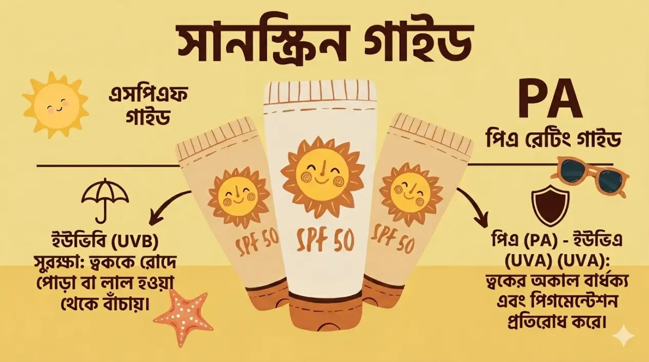 সানস্ক্রিন গাইড বাংলাদেশের আবহাওয়ায় ত্বকের সুরক্ষায় এ টু জেড