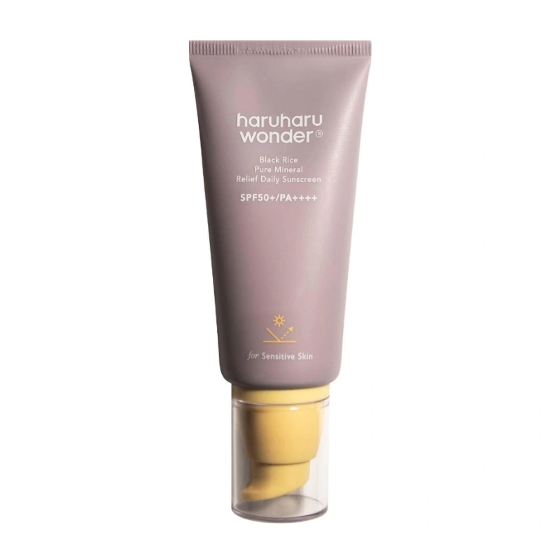 HARUHARU WONDER Black Rice Pure Mineral Relief Daily Sunscreen 50ml HARUHARU WONDER Black Rice Pure Mineral Relief Daily Sunscreen 50ml - Image 1