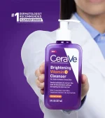 CeraVe Brightening Vitamin C Cleanser 237ml - Image 3