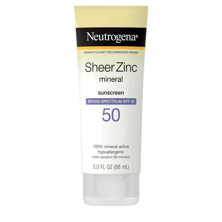 Neutrogena Sheer Zinc Dry-Touch Sunscreen Broad Spectrum SPF 50 88ml