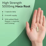 Nutravita High Strength Black Maca Complex 5000mg 180 capsules - Image 3